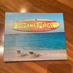 Souvenir Nassau, Bahamas Sofia Surfboard Wall Decor